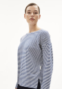 Longsleeve Xianaa lovely Stripes faded indigo-oatmilk